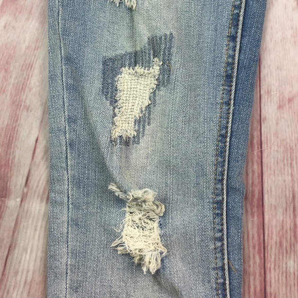 💙Almost Famous destroyed skinny jean size 0 - Picture 5 of 8